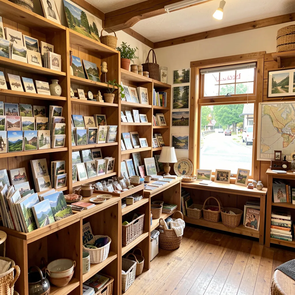 Hand-drawn route and tape decorations