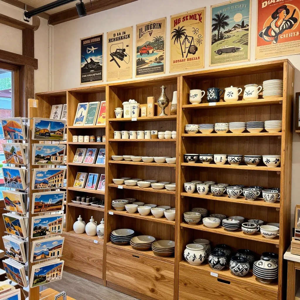 Colourful road trip themes: desert, coast, mountain and city